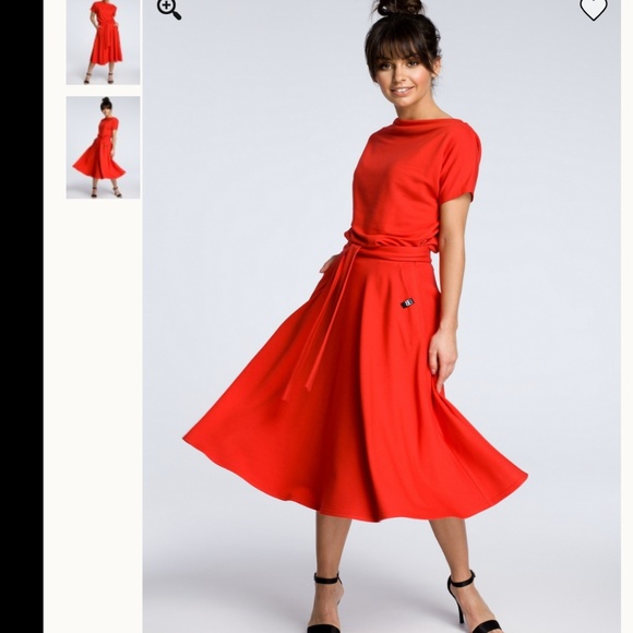 BE Dresses & Skirts - Midi Fit and Flare Dress
